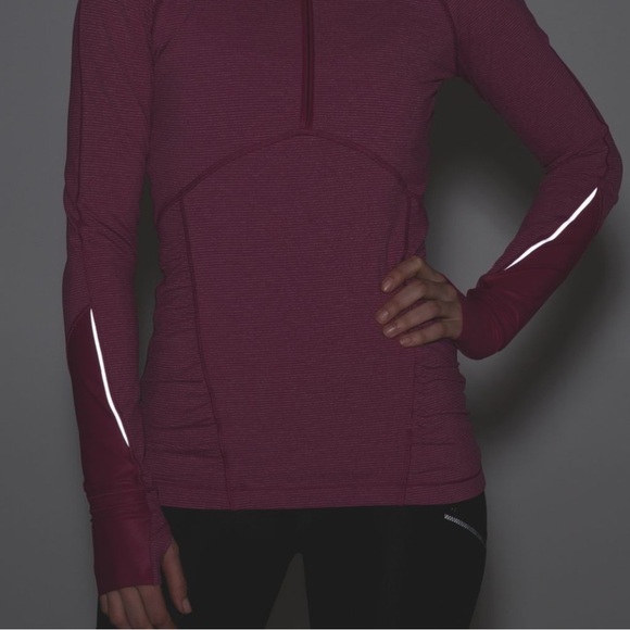 Lululemon pink Kriss Kross 1/2 zip jacket - Picture 5 of 8